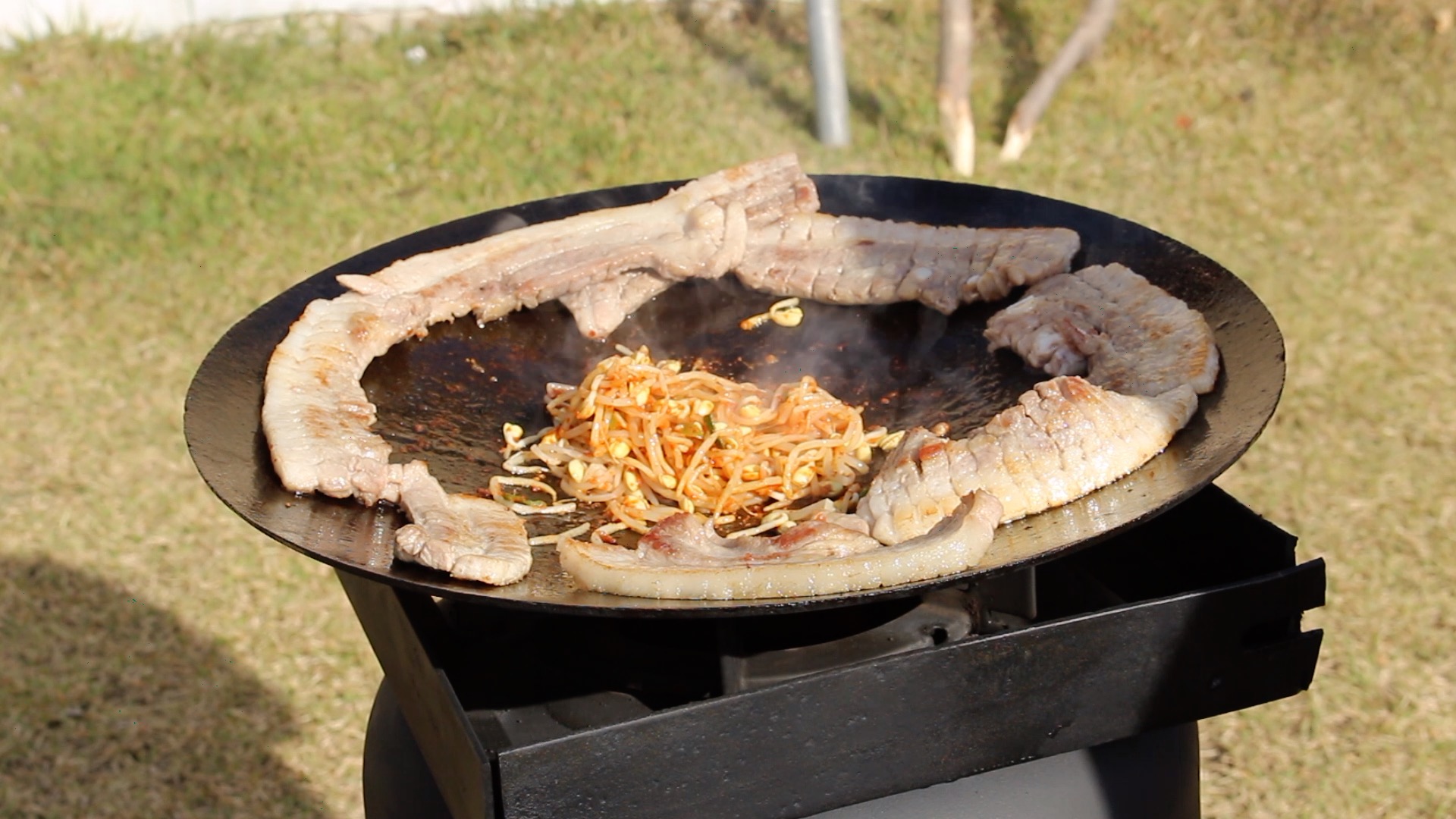 삼겹살 구워먹기