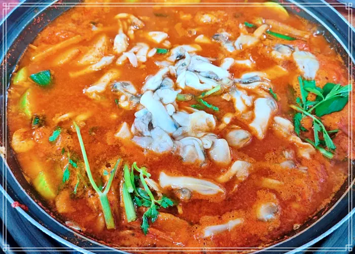 화성 송산 맛집 제철 맛조개 가득 찌개, 맛찌개