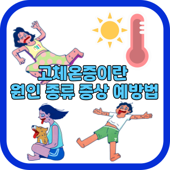 고체온증이란 원인 종류 증상 예방법