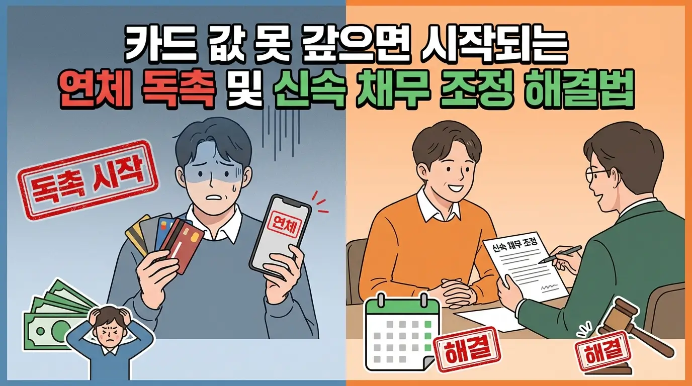 카드 값 못 갚으 면 시작되는 연체 독촉 및 신속 채무 조정 해결법