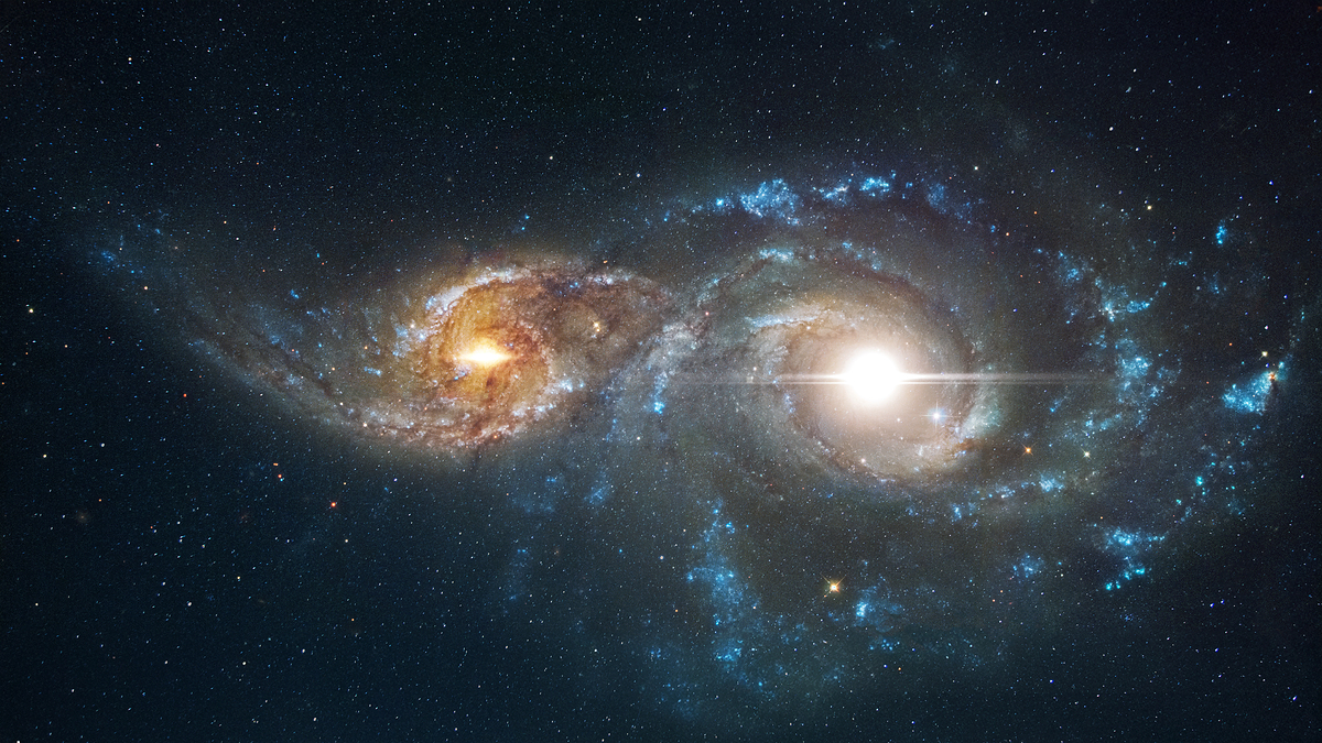 은하 충돌은 어떻게 일어날까?