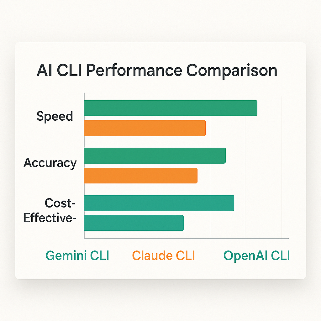 2025년 AI CLI 도구 비교 - Gemini CLI vs Claude CLI vs OpenAI CLI 종합 가이드