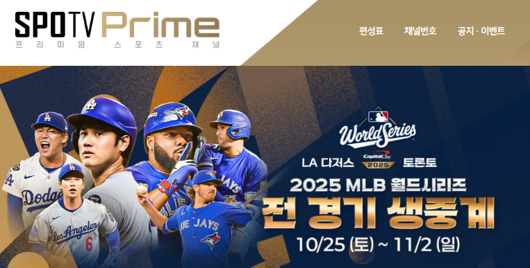 월드시리즈 중계