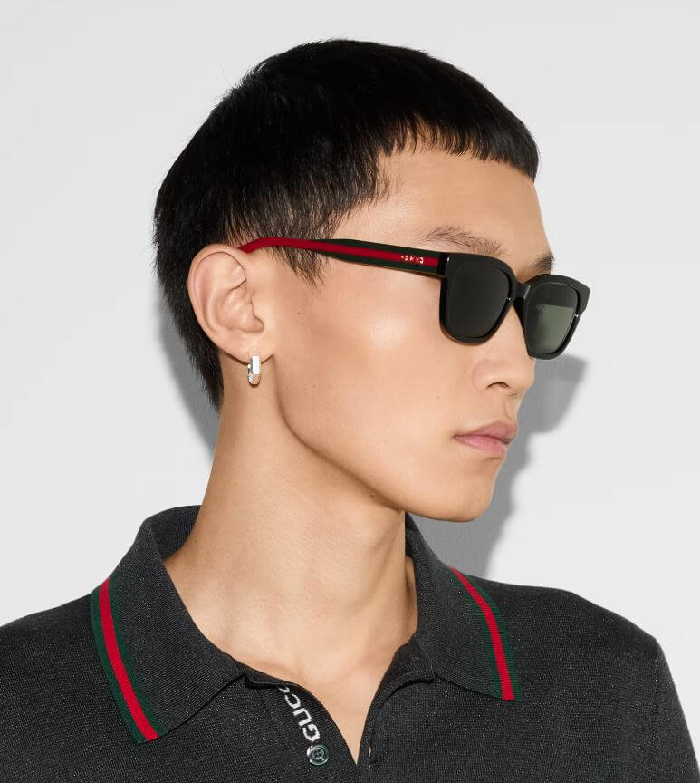 구찌 로우 노즈 브릿지 핏 스퀘어 선글라스