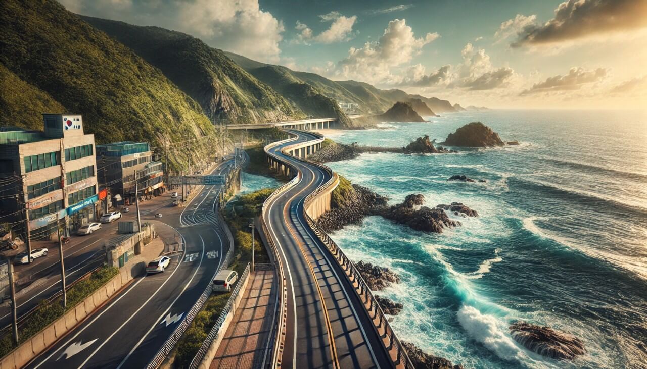 영덕 블루로드 해안도로 이미지 사진