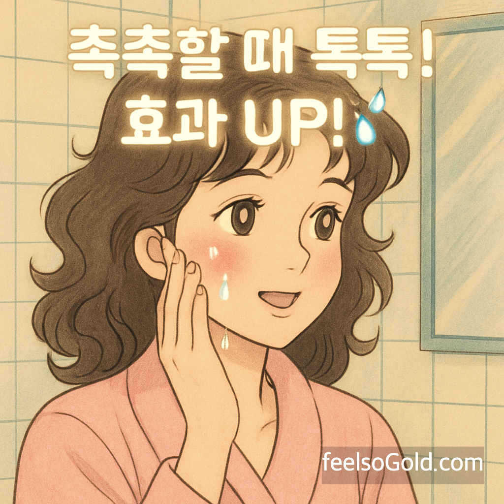 촉촉할 때 톡톡! 효과 UP!💦