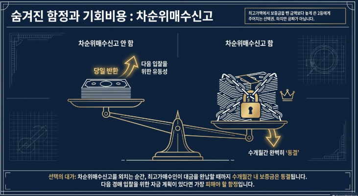 숨겨진 함정과 기회비용 : 차순위 매수신고