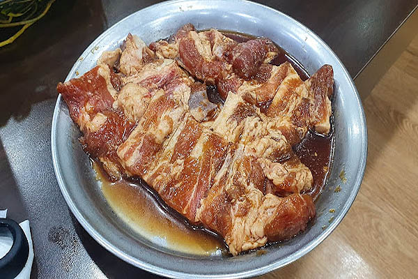 제주 중문 돼지고기 '해심가든'