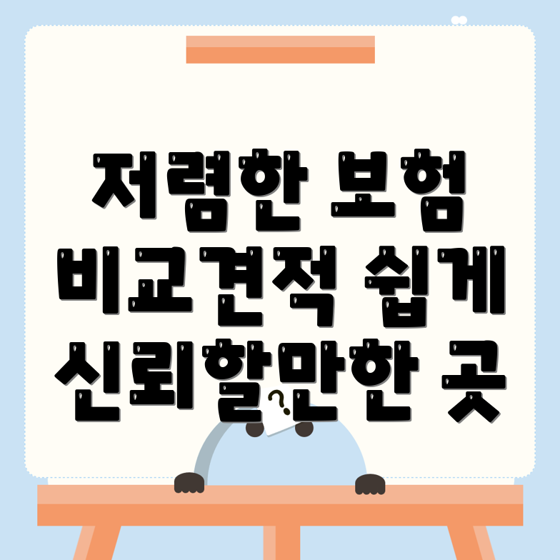 자동차보험 비교견적