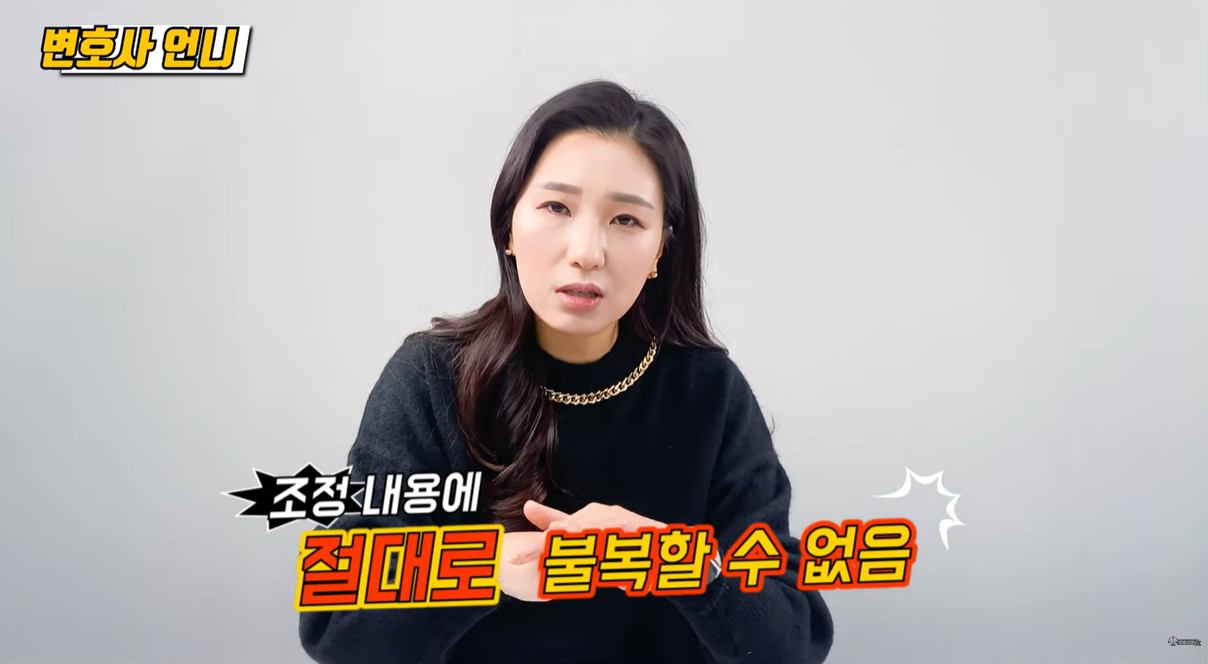 조정은 불복할 수 없음