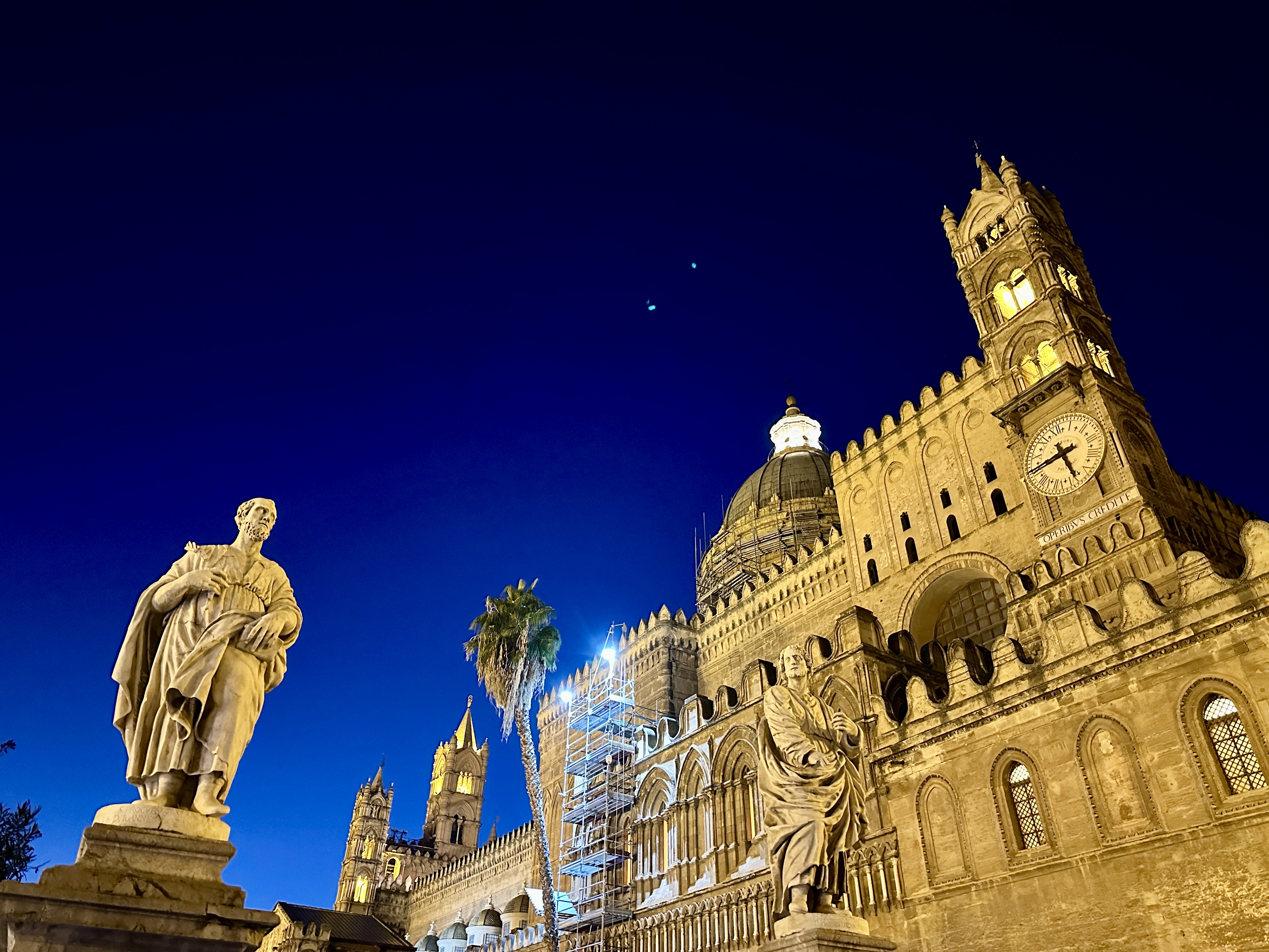 팔레르모 대성당 야경