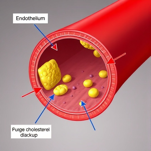손상된 혈관에 콜레스테롤이 붙는 과정