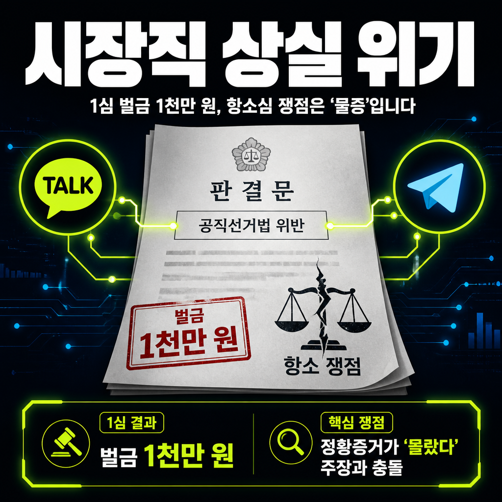 시장직 상실 위기