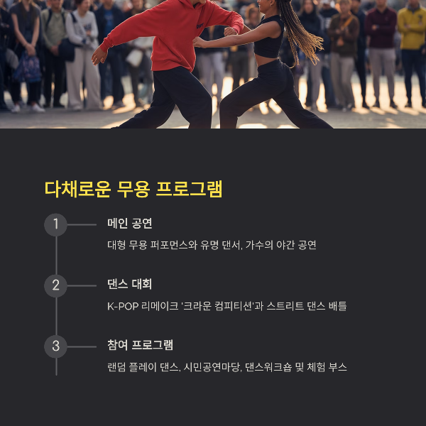 다채로운 무용 프로그램