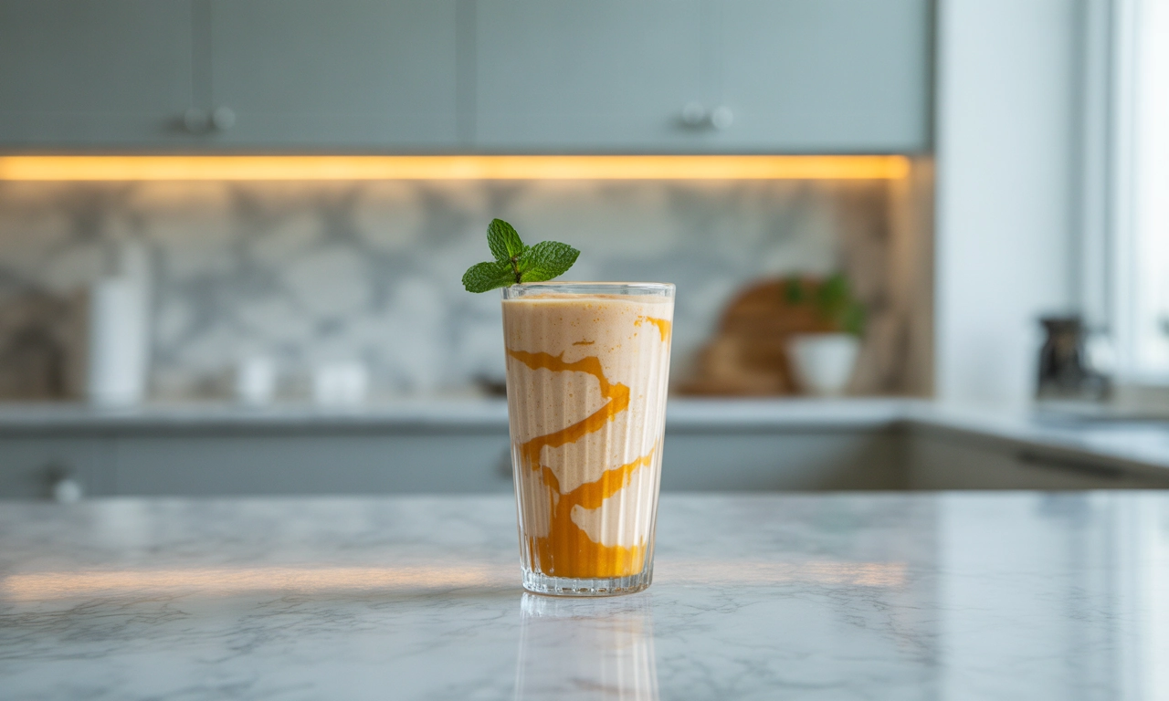 달콤하고 든든한 한 잔, 고구마 우유 스무디 만들기