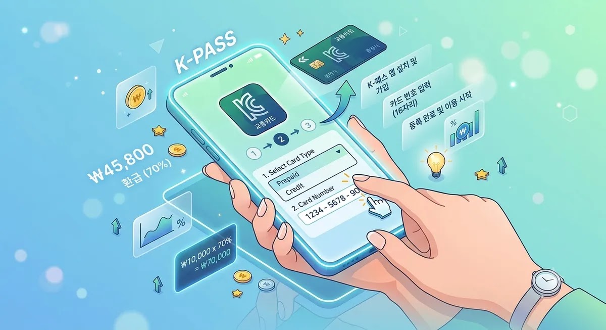 K-패스 카드 등록 및 회원가입 절차