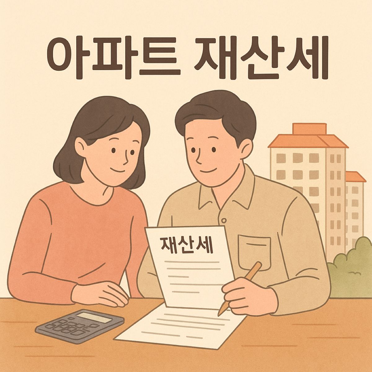아파트 재산세 계산기 및 밥부시기 대표 이미지