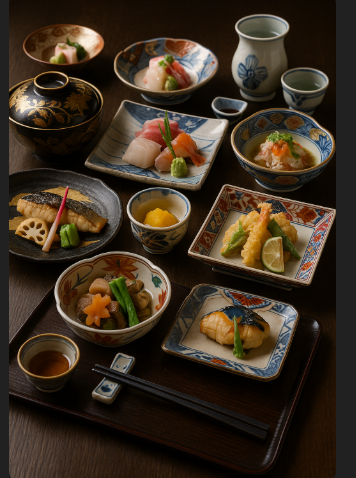 일본 정찬의 미학 가이세키요리