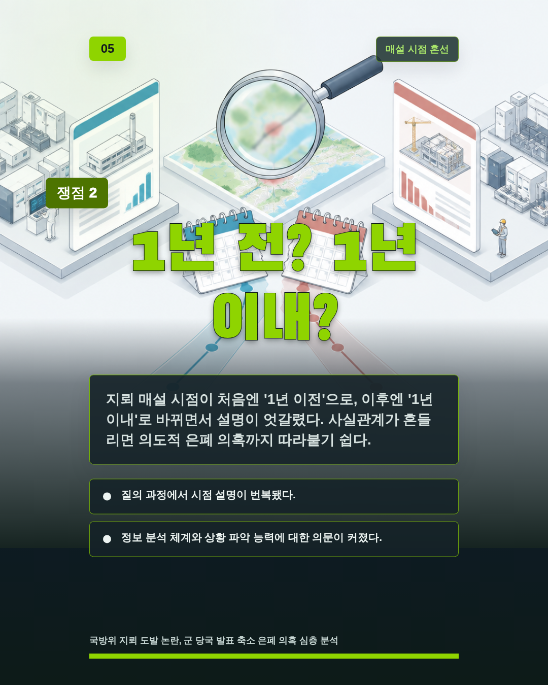 1년 전? 1년 이내?