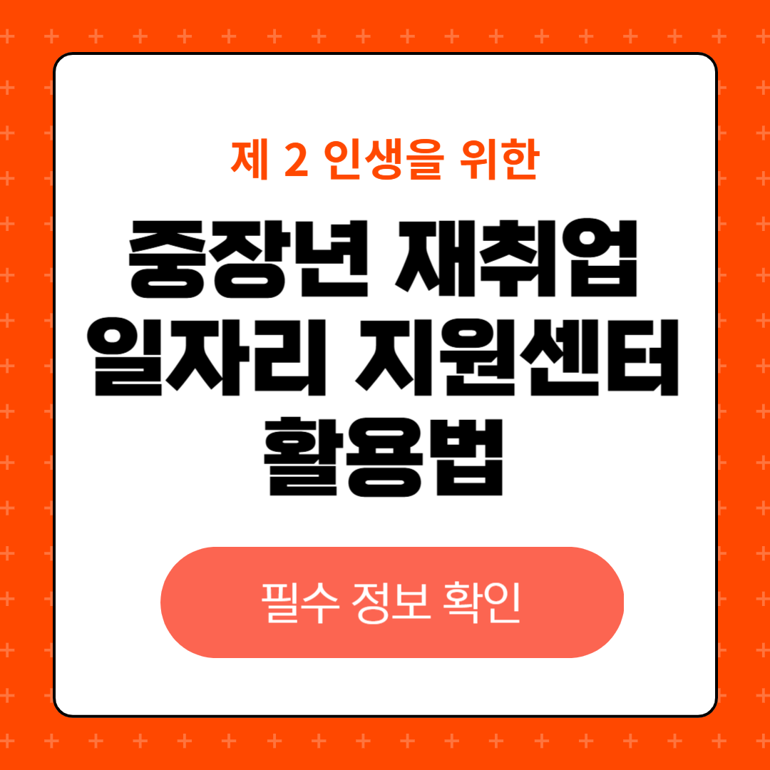 중장년 재취업과 일자리 지원센터 활용법, 재취업 전략, 주요 일자리 지원 기관 파악, 자격증 취득, 면접과 자기소개서 준비