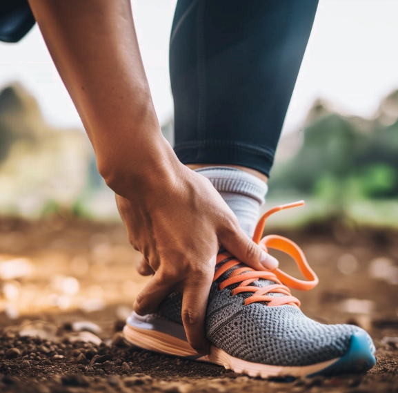 발목 접질렀을때