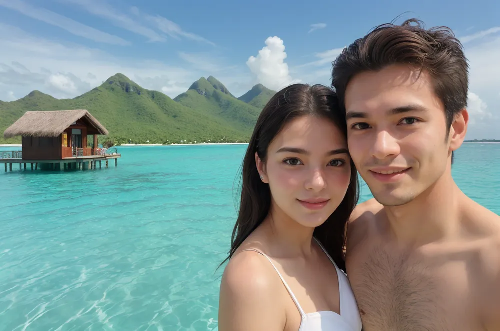 Stable diffusion AI Picture-Couple Trip