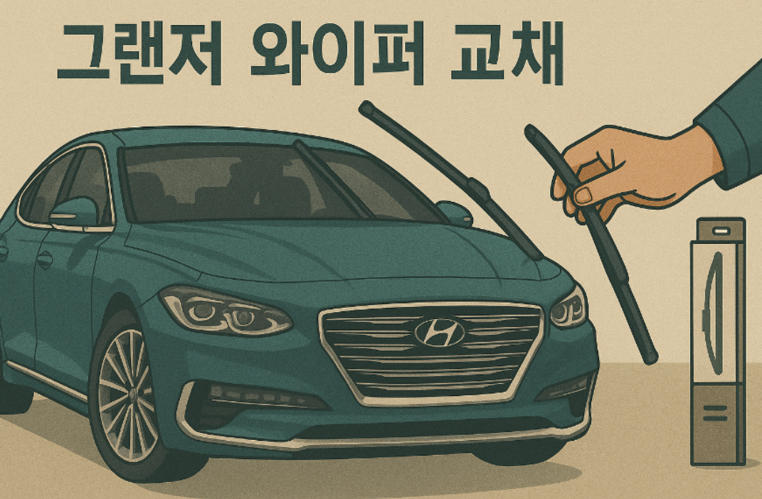 그랜저 와이퍼 교체