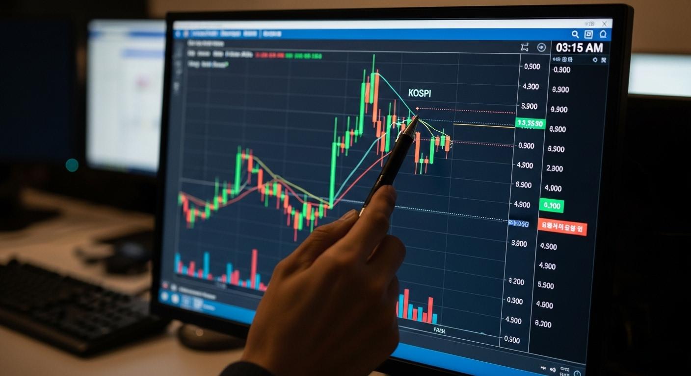 코스피 야간선물 지수 보는법