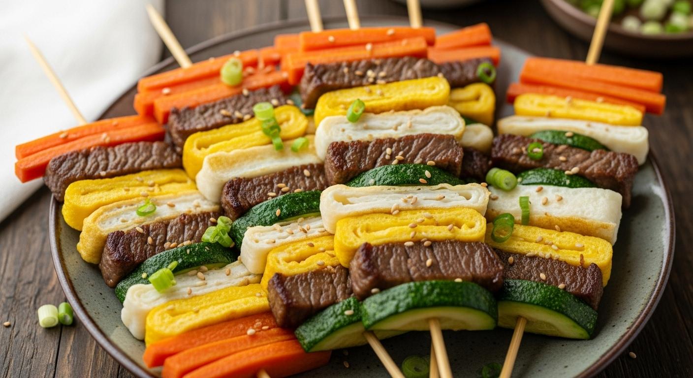 추석 요리 명절음식 꼬치전 만들기