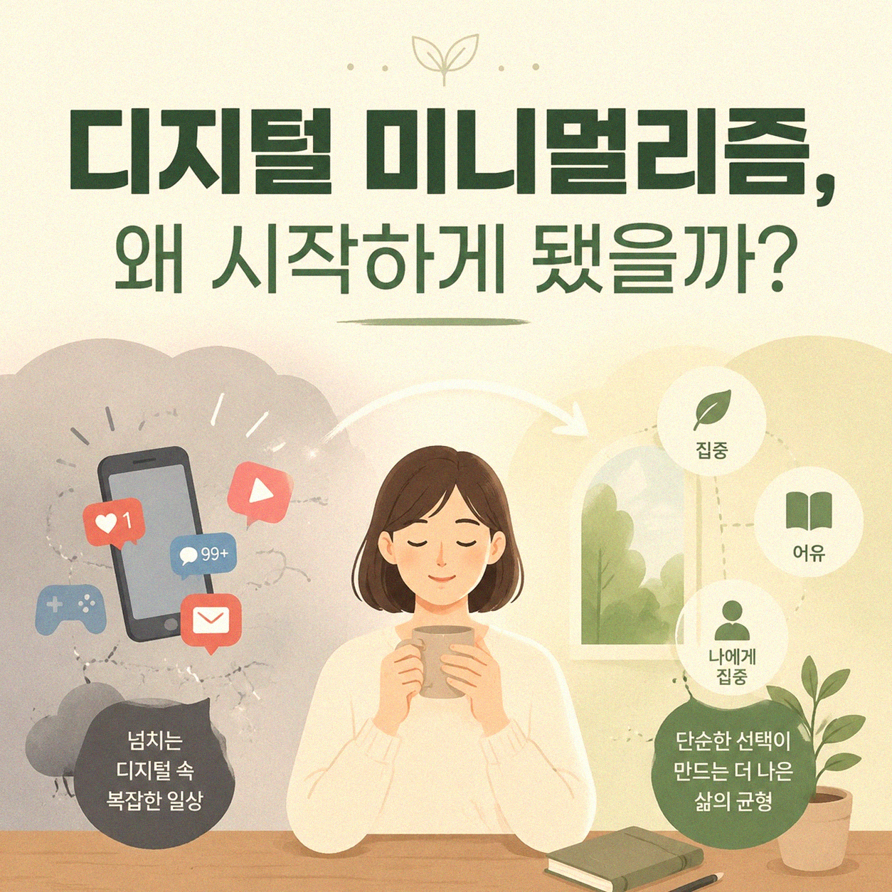 디지털 미니멀리즘 실천 후 달라진 나의 생산성