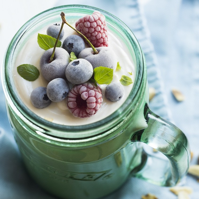 프로바이오틱스(Probiotics)를 풍부하게 함유하고 있다고 알려진 요거트 사진