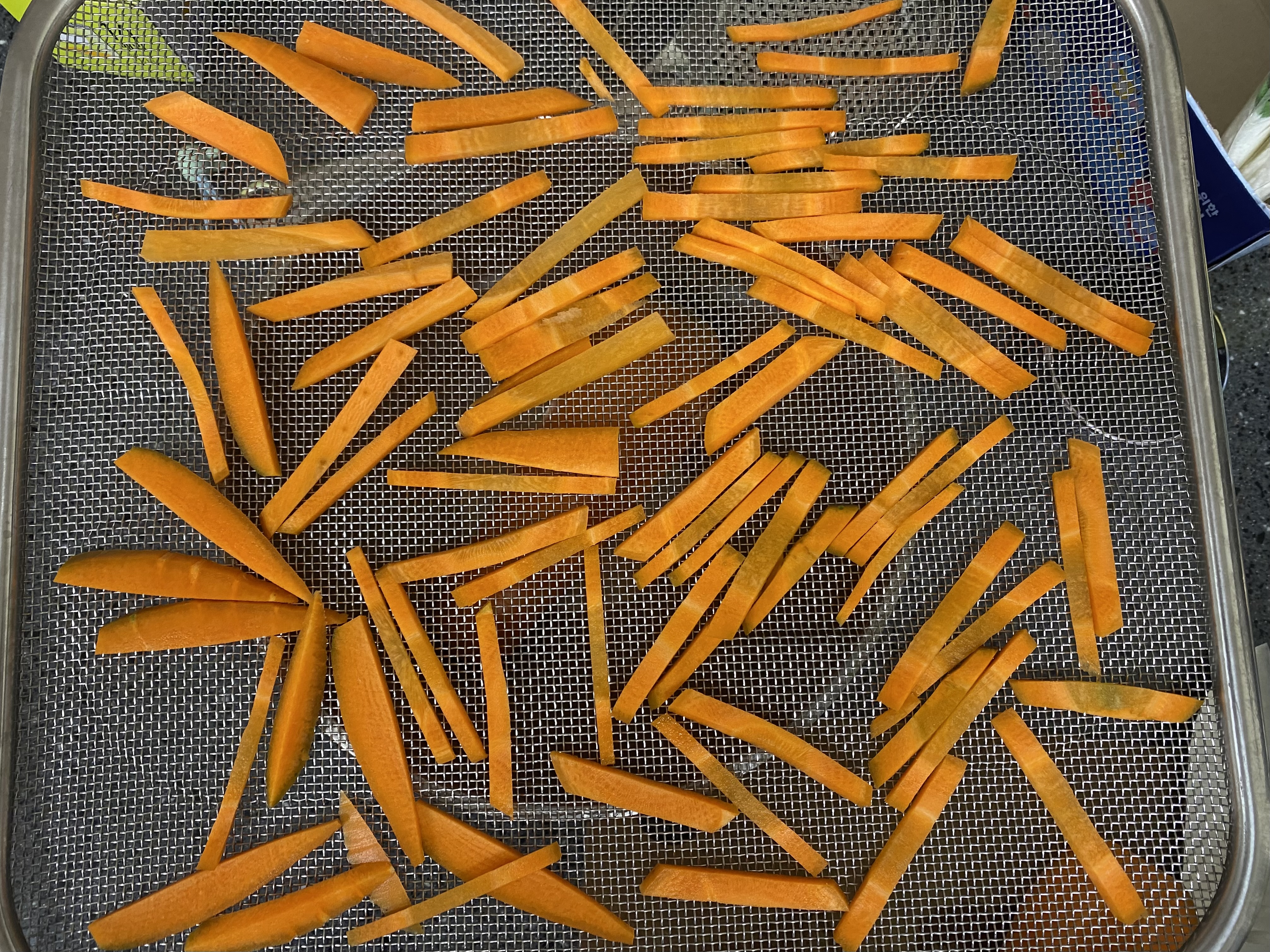 당근스틱 올려놓은모습