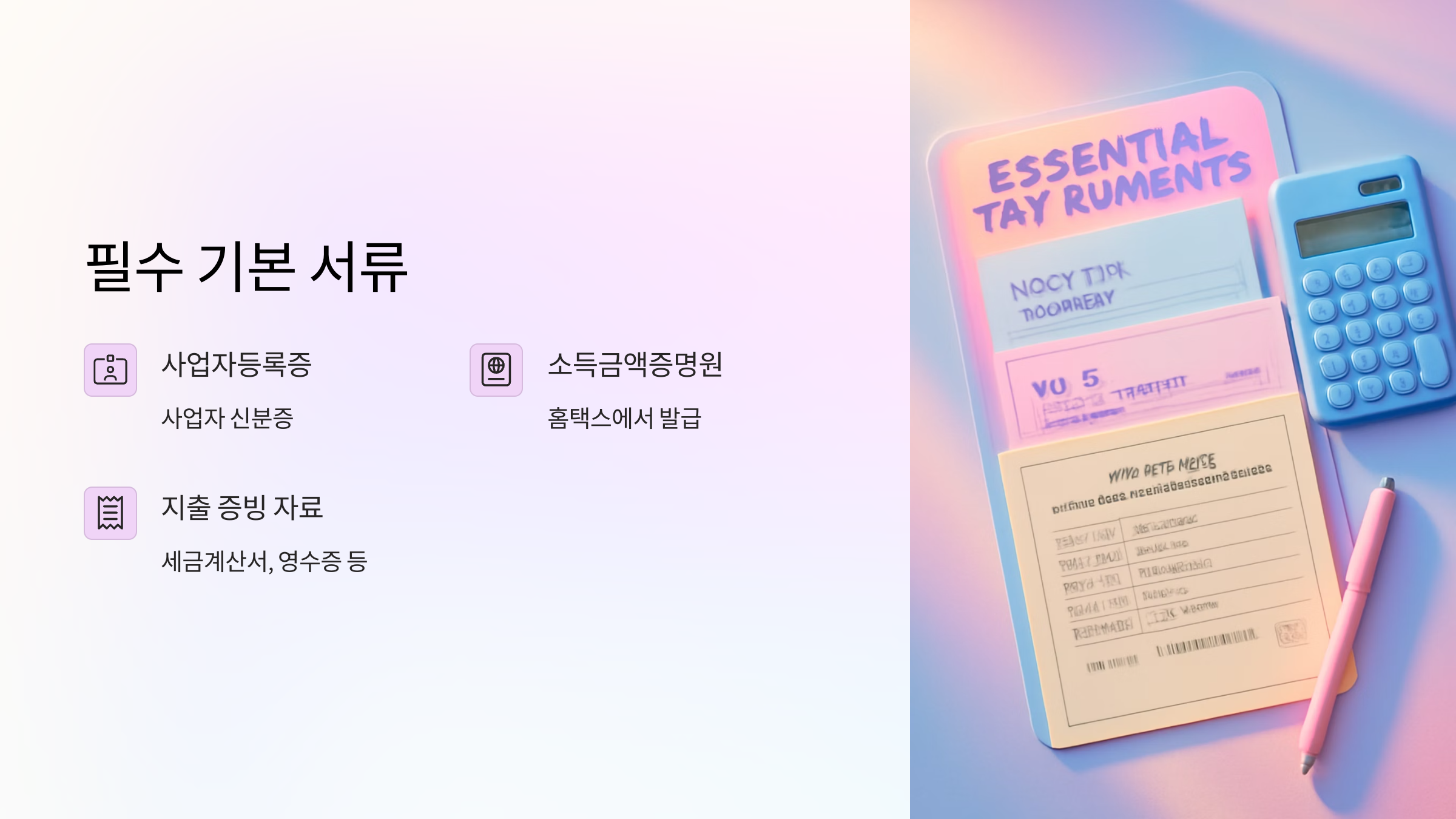 필수서류