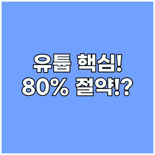 유튜브 프리미엄 구독료 낭비 끝! 3..