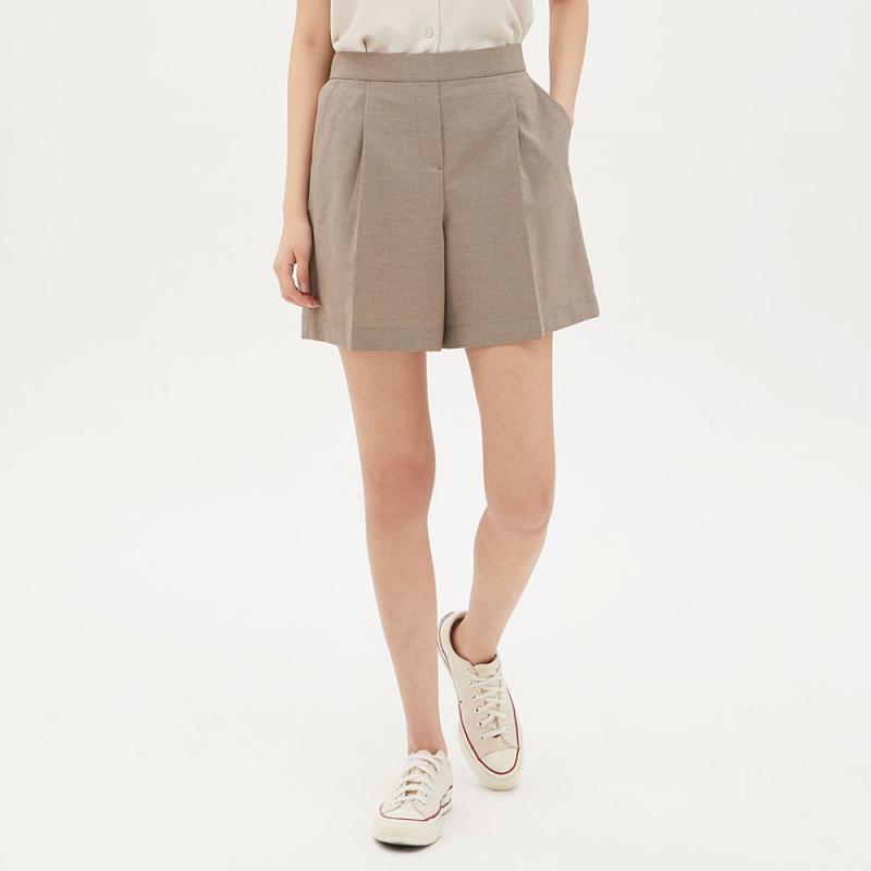 탑텐 여성 쿨터치 플리츠 하프밴딩 쇼츠 SET MSC2KG2301 MSC2PH2301