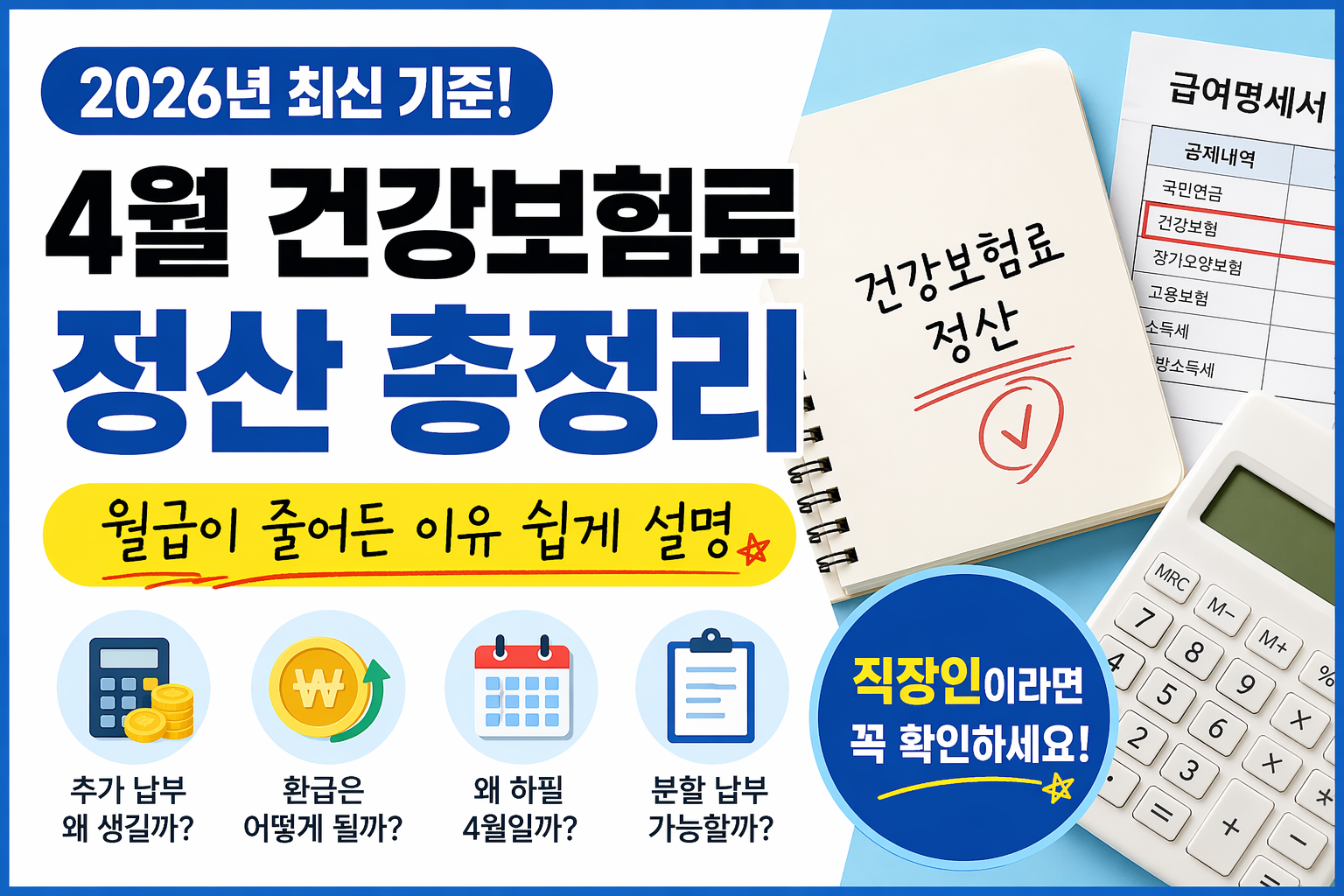 2026 4월 건강보험료 정산 총정리