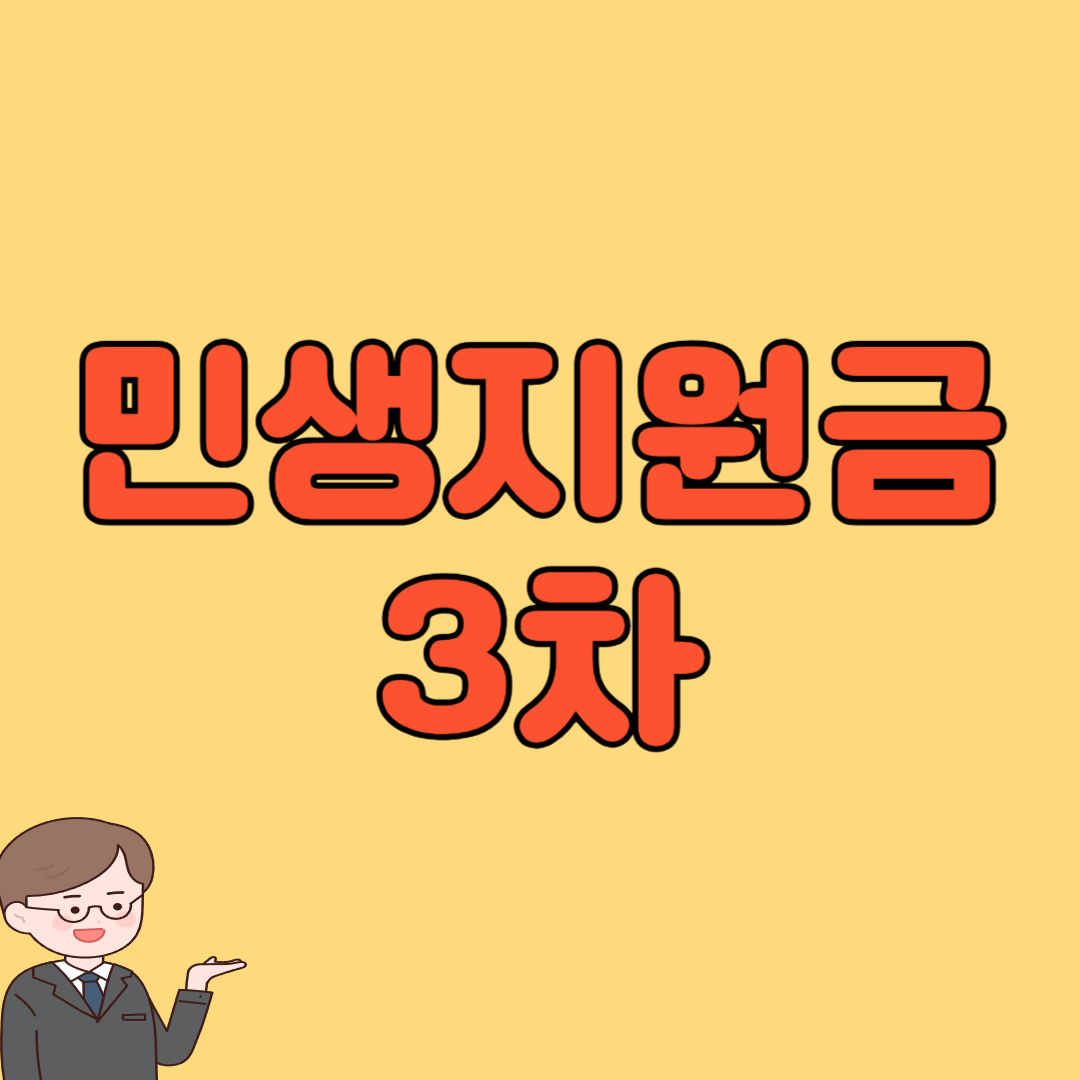 민생지원금 3차