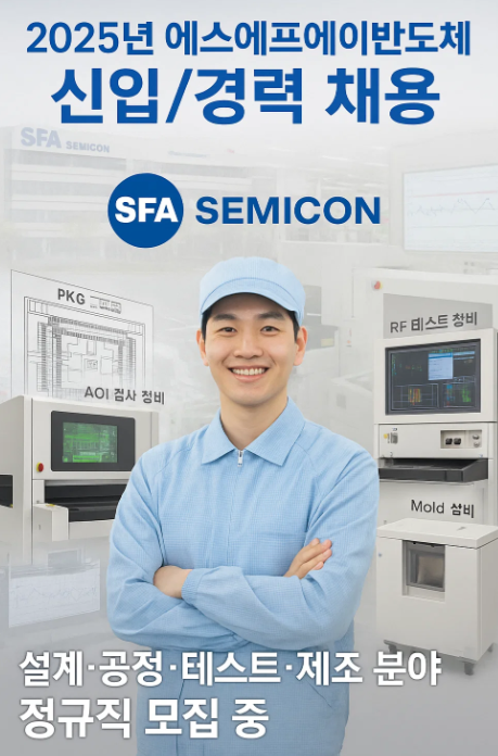 2025년 에스에프에이반도체 신입/경력 채용