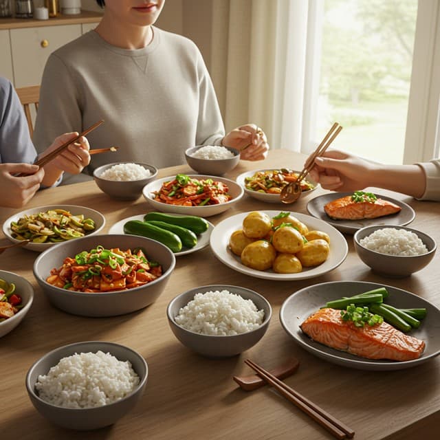 저FODMAP 한국식 기본 한 끼