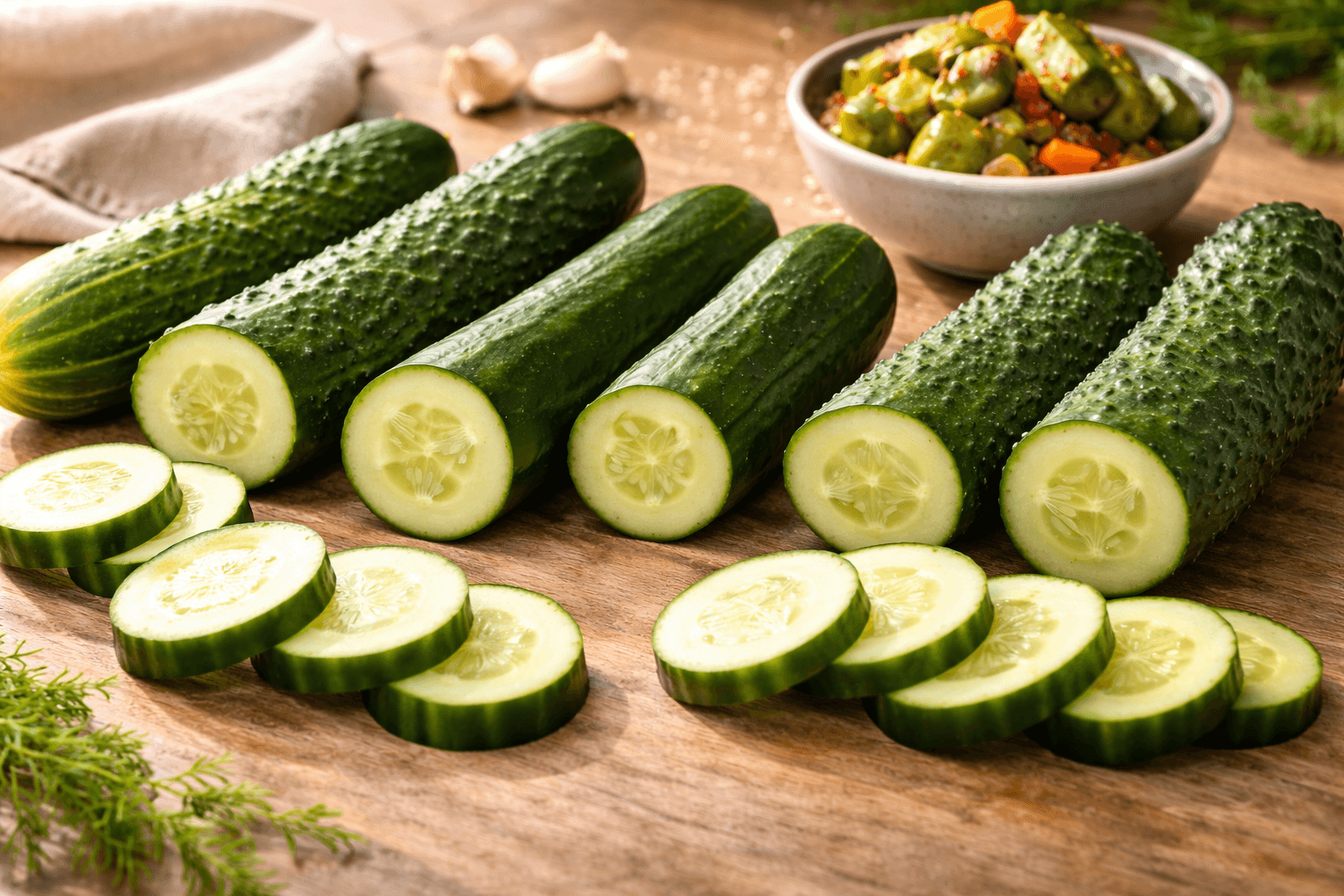 국내 주요 오이 품종 차이