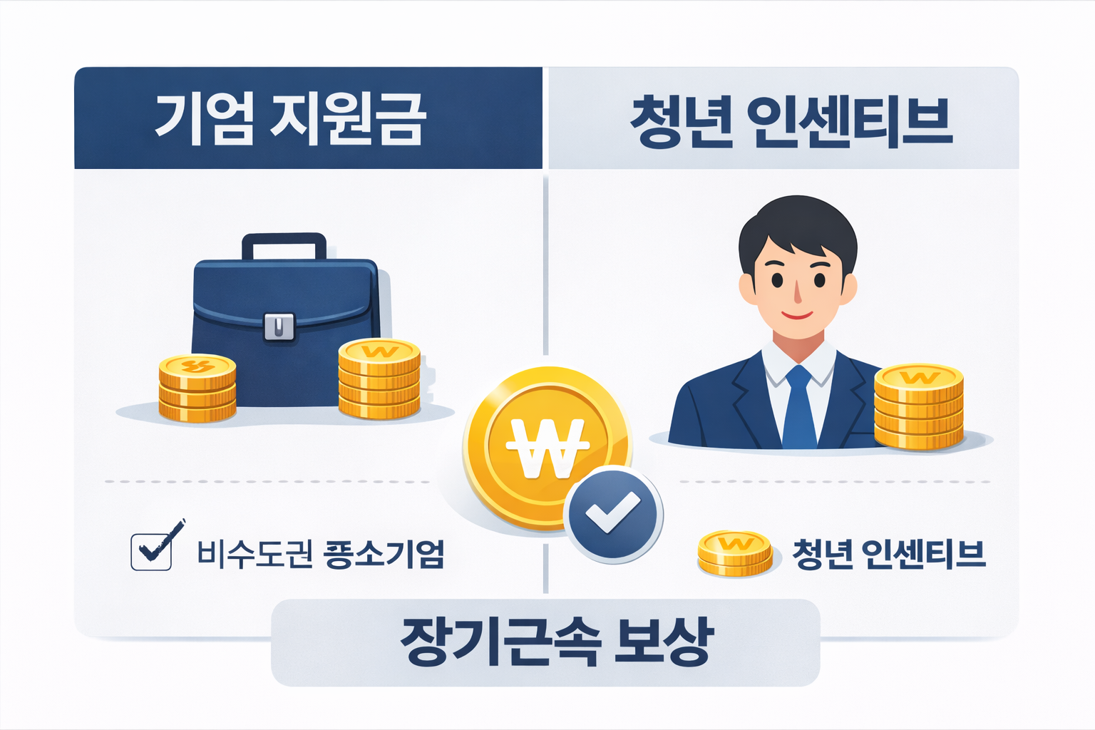 청년일자리도약장려금 720만원 지원|신입 채용 시 받는 조건