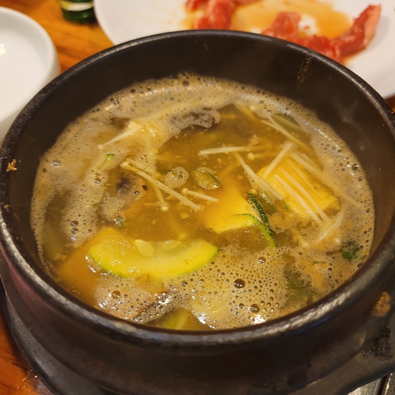 산본역 우정원 - 된장찌개