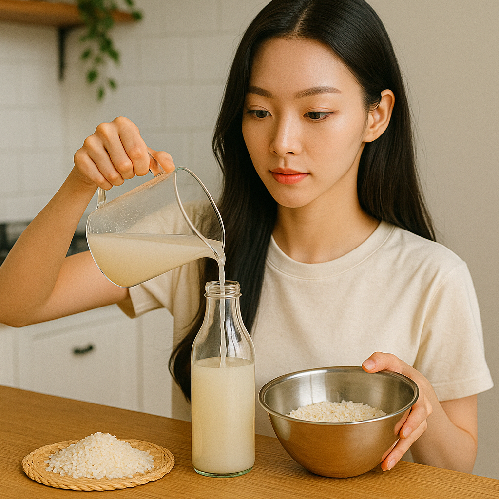 쌀뜨물활용