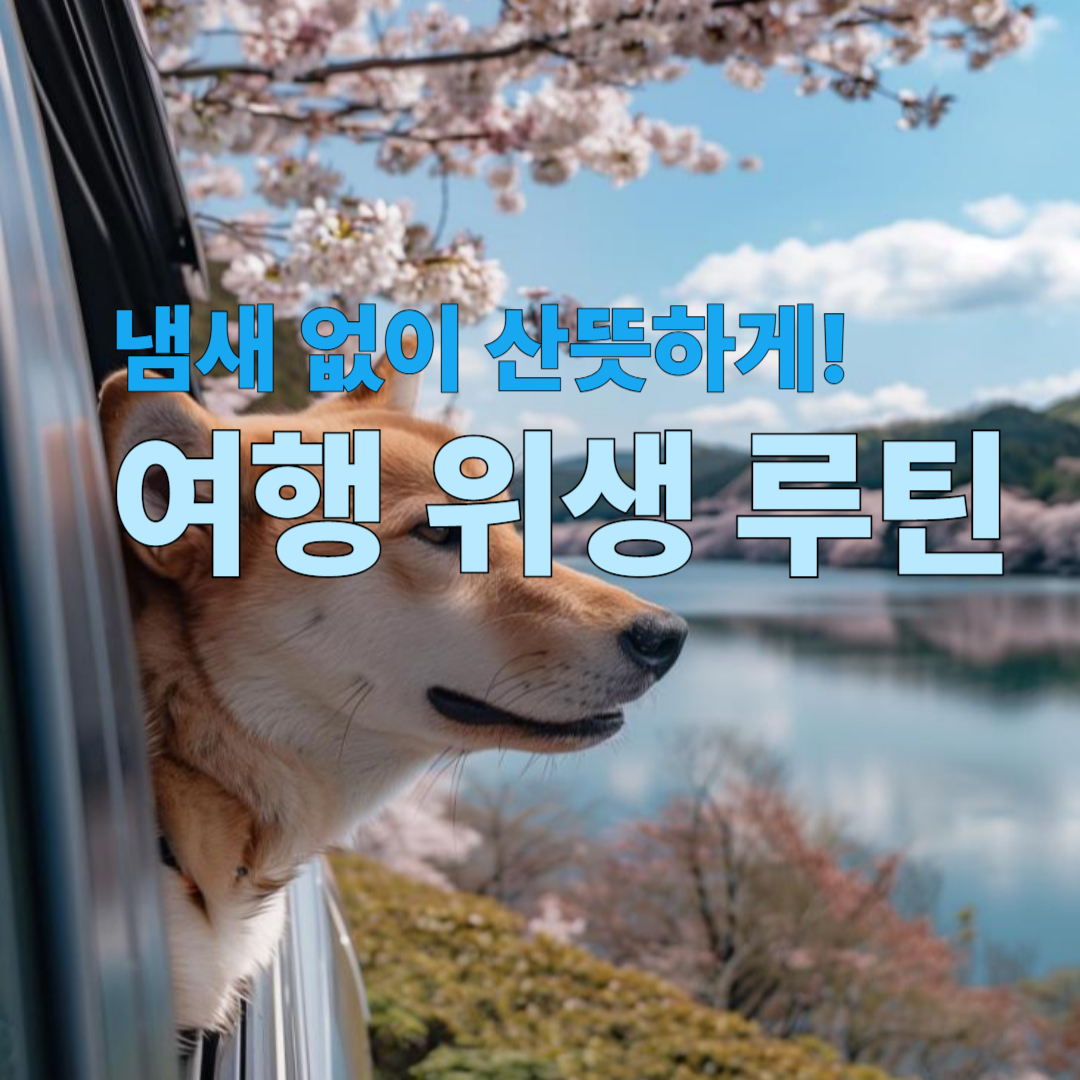 냄새 없이 산뜻하게! 여행 위생 루틴 🧼🐾