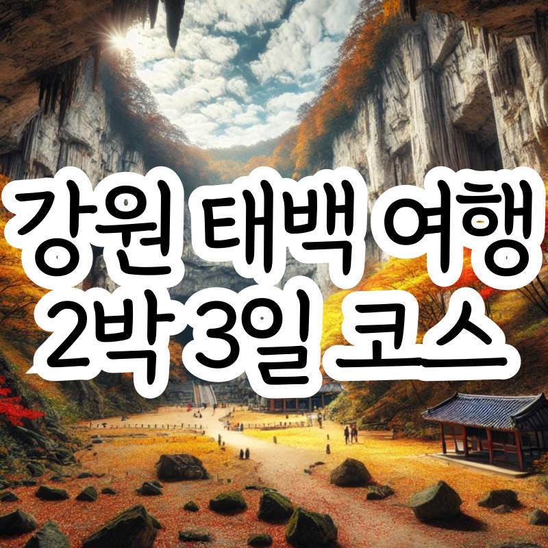 강원도 태백 2박 3일 여행 코스 정리