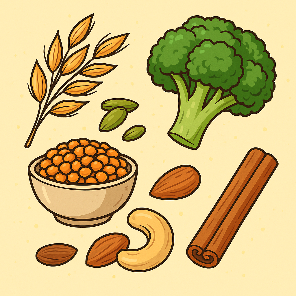 혈당 낮추는 음식