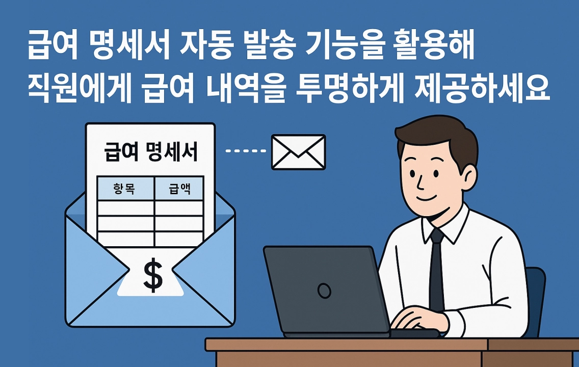 자동 급여 명세서 발송으로 신뢰받는 기업 만들기