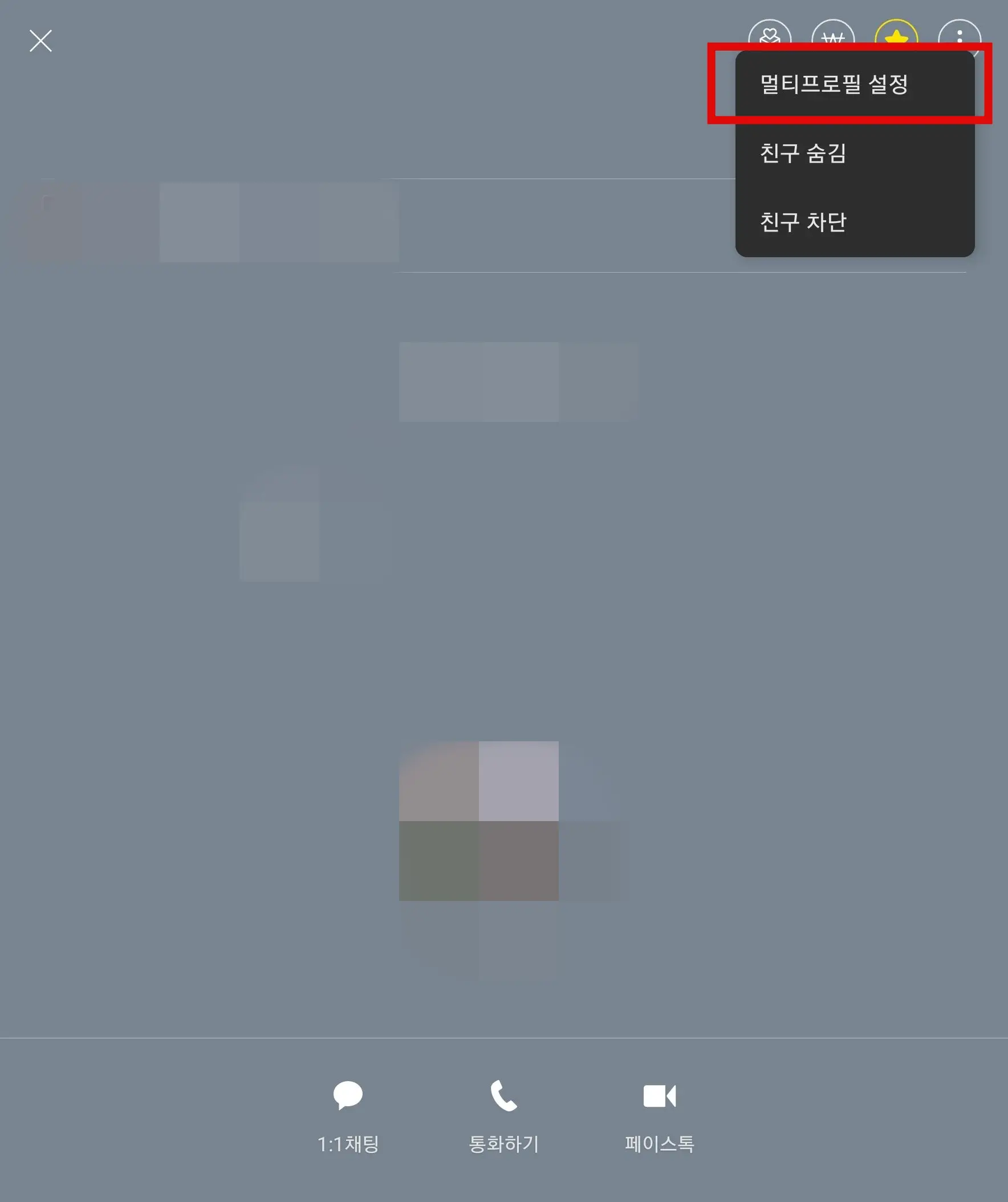 멀티프로필 설정
