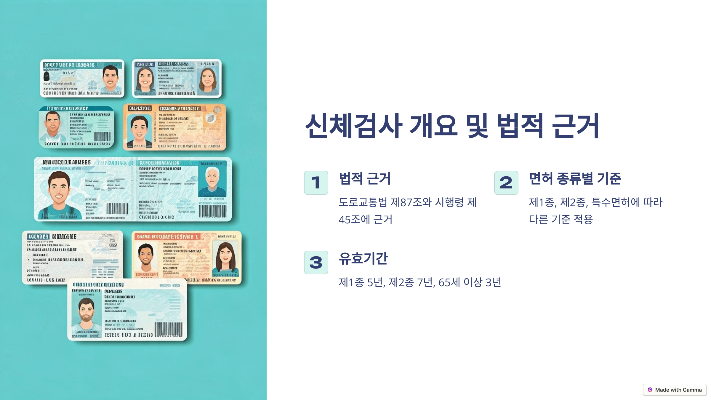 자동차 운전면허 신체검사(시력,색신,청력 검사) 종합 가이드