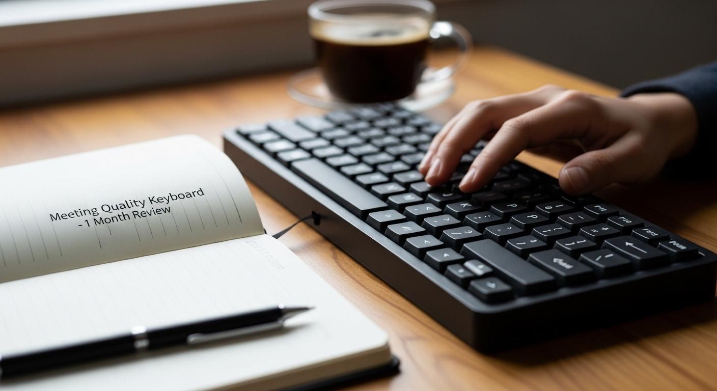 회의 품질 키보드 1달 사용 후기